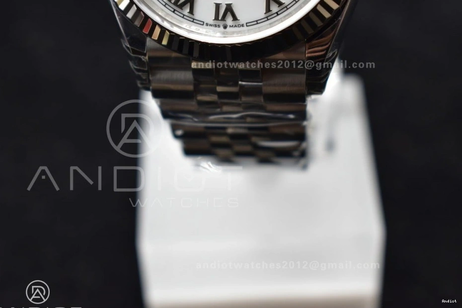 Markers on 36 Best 1:1 Edition 904L Jubilee White 126234 SS DateJust VS3235 Bracelet VSF Dial Roman 1114